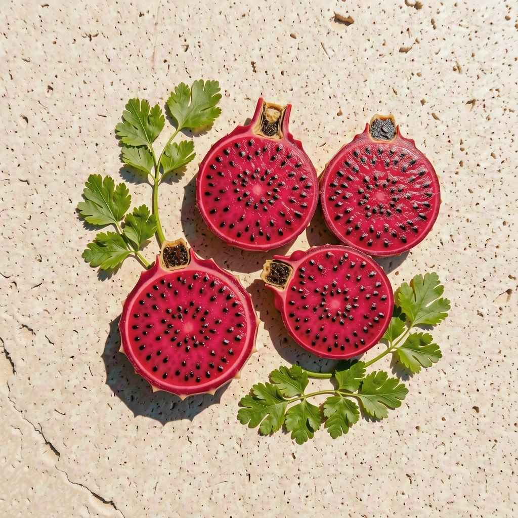 Ilustración botánica de ingredientes